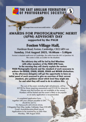 Awards For Photographic Merit Advisory Day Poster