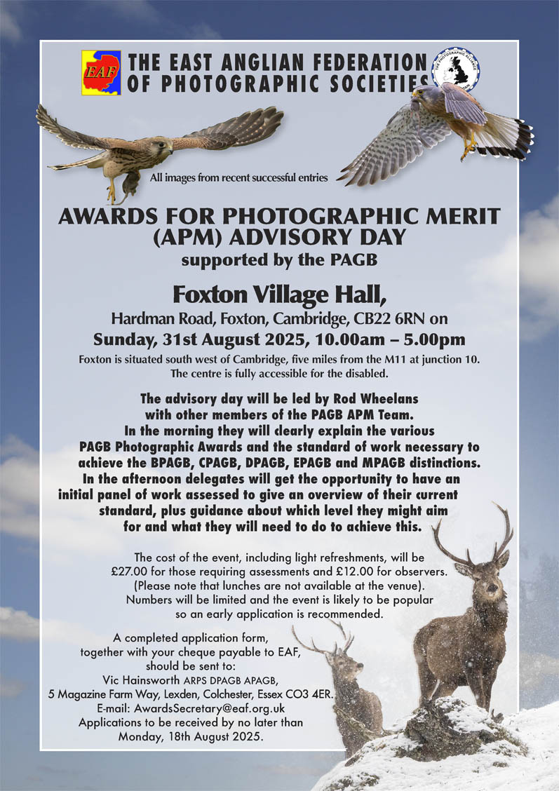 Awards For Photographic Merit Advisory Day Poster
